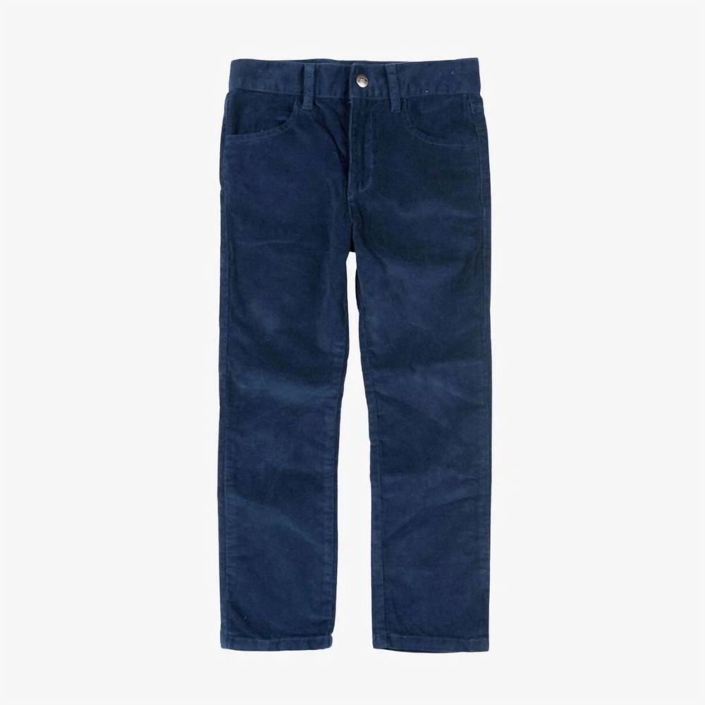NEW APPAMAN boys skinny cords in galaxy